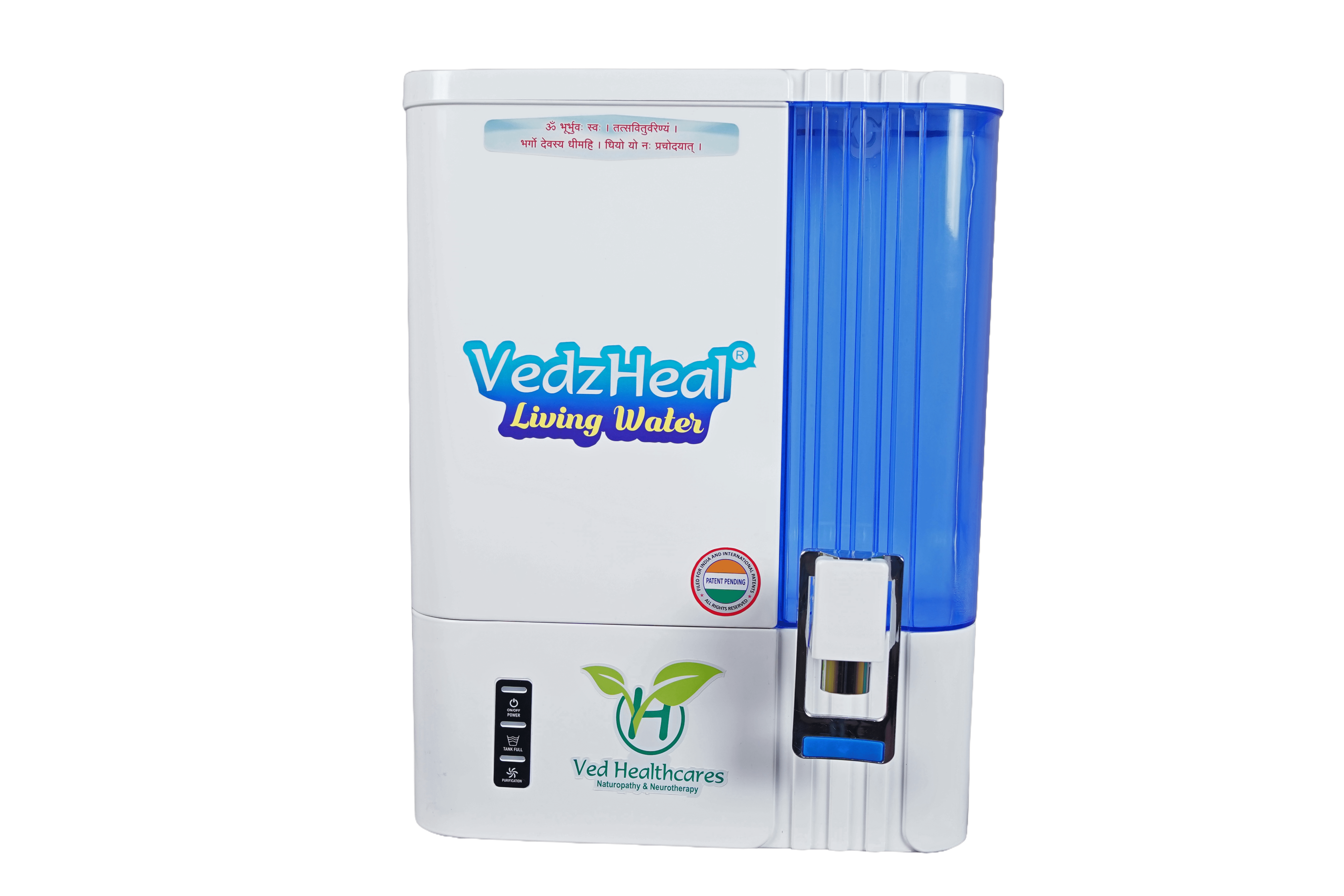 VedzHeal Alkaline Living Water Purifier VH06A || Naturally Alkaline Mineral Rich Structured Living Water Purifier With Holistic Approach (10_ltrs) (Link)